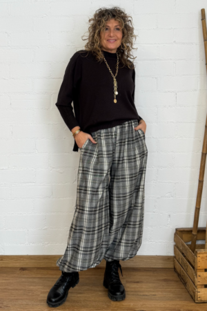 PANTALON BOMBACHO GARBO GRIS