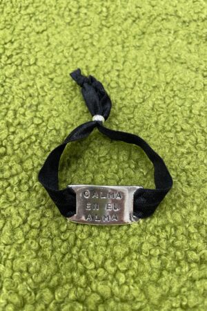 PULSERA CALMA EN EL ALMA PLATEADA