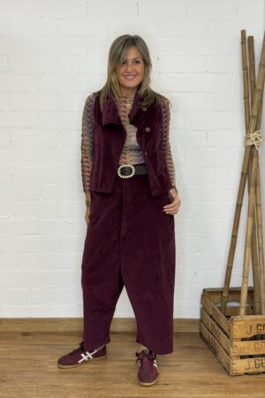 PANTALON BAGGY GIULIANA BURDEOS