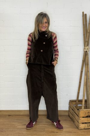 PANTALON BAGGY GIULIANA CHOCOLATE