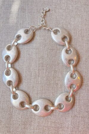 COLLAR CALABROTES PLATEADO