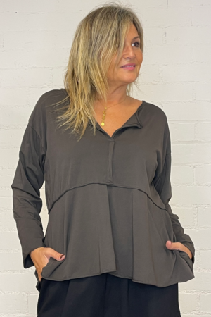 CAMISETA STEFANY CHOCOLATE