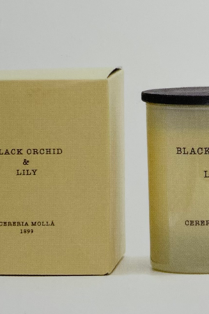 VELA PERFUMADA BLACK ORCHID & LILY