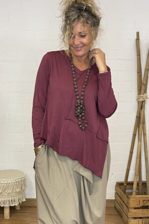 CAMISETA IRENE GRANATE