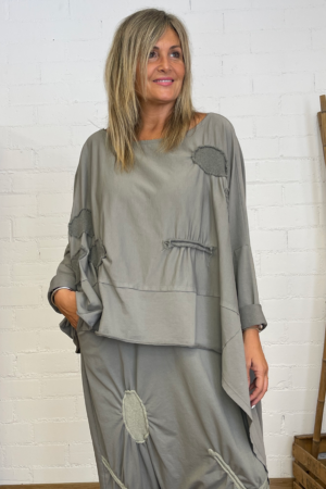 SUDADERA STRADA TAUPE  WT