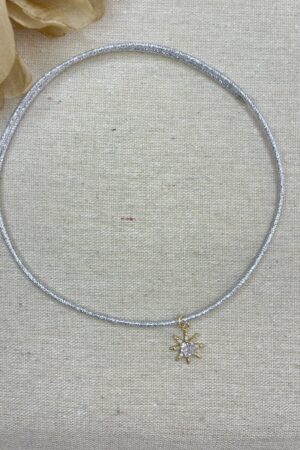 GARGANTILLA IMAN PLATEADA