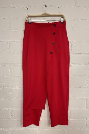 PANTALÓN BUTTON ROJO