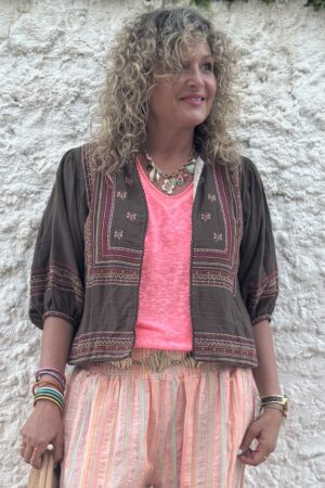 CHAQUETA RANI CHOCOLATE