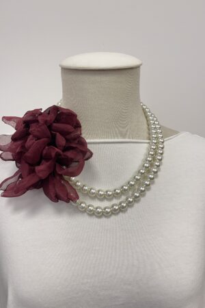 COLLAR PERLAS FLOR
